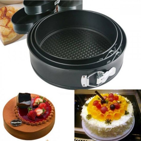 pack of 3 Round shape cake mould Large