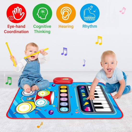 2 in 1 Baby Musical Mat Toddler Toys Price in Pakistan