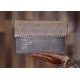 Stylish and unique cross body fancy clutch with long chain