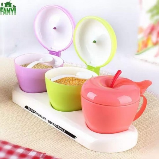 3 Apple Cups For Spices