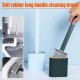 flexible silicone toilet brush wall mounted