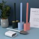 flexible silicone toilet brush wall mounted