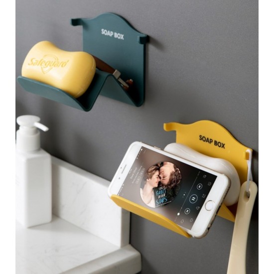wall mounted plastic soap tray