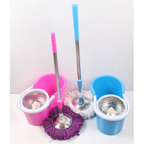 Steel Basket Spin cleaning mop