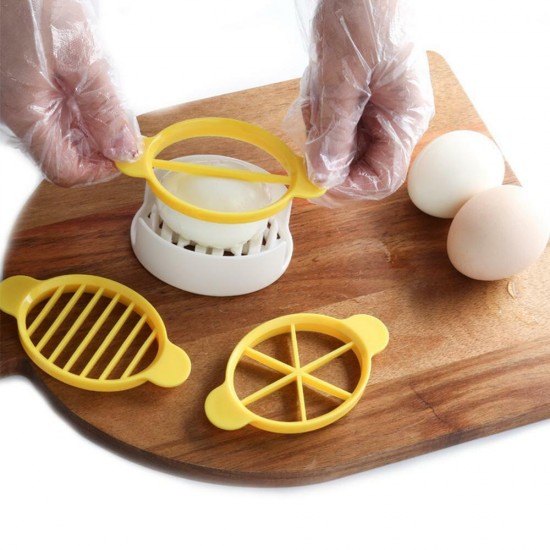 3 In 1 Multi functional Utensils Egg Slicer Cutter Mold Kitchen Tool