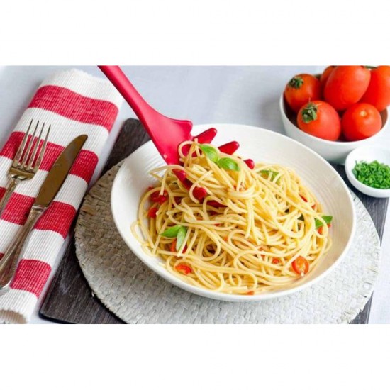 Silicone Pasta Fork Spoon Spaghetti Server Cooking Tools Kitchen Gadget
