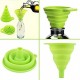 Collapsible Silicone Mini Kitchen Funnel Mini Fold-able Funnels