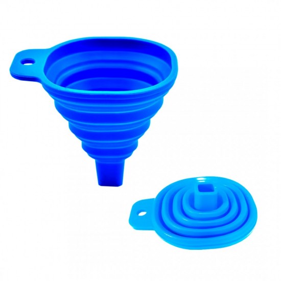 Collapsible Silicone Mini Kitchen Funnel Mini Fold-able Funnels