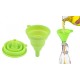 Collapsible Silicone Mini Kitchen Funnel Mini Fold-able Funnels