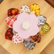 automatic flower petal snack holder