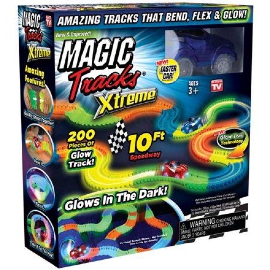 11Ft Glow in the Dark Race Track with 1 Car