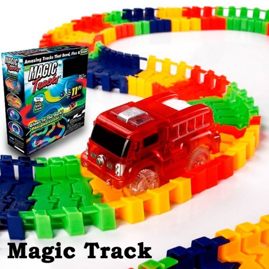 11Ft Glow in the Dark Race Track with 1 Car