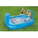 Bestway 54170 Inflatable Kiddie Paddling Pool With Goals And Targets 237 x 152 x 94 cm