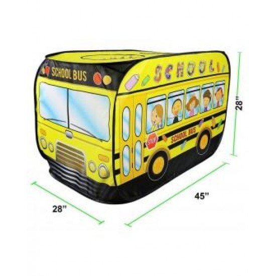 SCHOOL BUS POP-UP KIDS PLAY TENT HOUSE