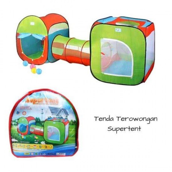 SHUTTLE KIDS PLAY TENT HOUSE WITH TUNNEL